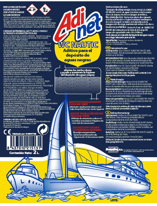 Adinet WC Nautic adaptado a la nueva normativa