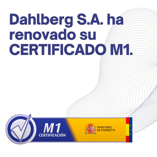 Dahlberg S.A. ha renovado su CERTIFICADO M1.