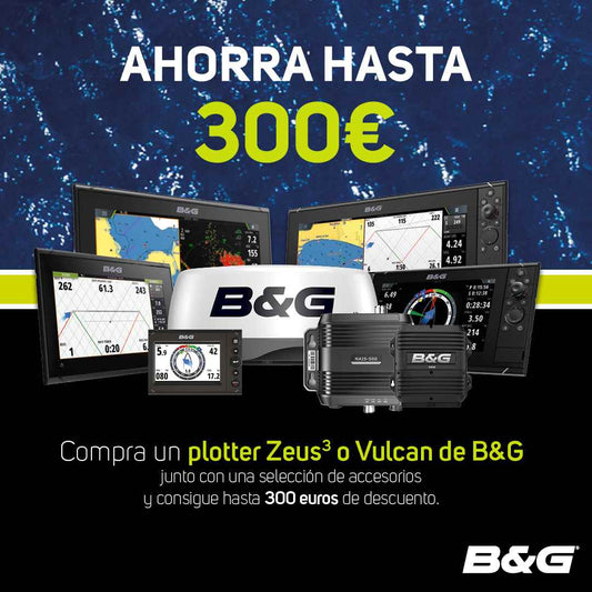 Compre un plotter de B&G o Simrad con accesorios y ahorre hasta 300€