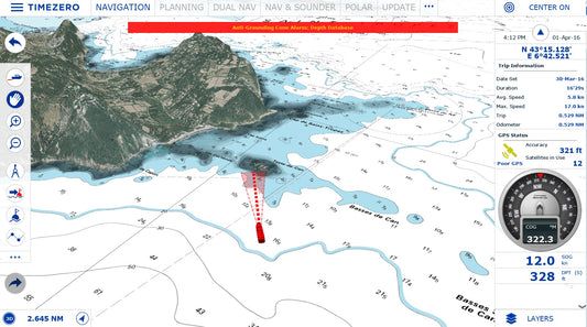 La seguridad con TZ Navigator v3 de MaxSea